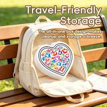 Đồ chơi giải đố Love Timer, trò chơi logic trí não 72 cấp độ, hình trái tim cầm tay giáo dục, board game tương tác gia đình du lịch cho trẻ 3+ làm quà tặng - Nhiều màu - Xem 8