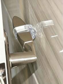 Transparent Door Handle Bumper Pads, Anti-Collision Ring Door Handle, Wall Protection Cover - Door Handle Bumper - View 5
