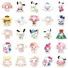 50pcs 3D Sanrio Cartoon Stickers, Suitable For Decorating Phone, Tablet, Laptop, Camera, Desk, Diary, Planner (Random Color And Style) - Multicolor - View 8