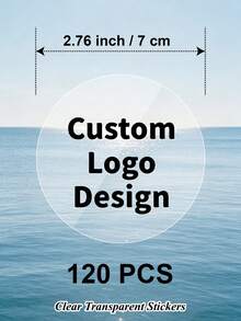 20/60/120pcs 3-10cm Customized Transparent Round Stickers, Personalized Transparent Logo Stickers, Paper/Plastic Business Brand Packaging Seal Labels, Round Labels For Wedding, Birthday - Transparent - View 24