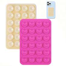 2pcs Multi-Function Silicone Phone Suction Cups - Universal Type, Strong Adhesion, Easy Detachable & Reusable, Suitable For Tablet Protective Cases And Stands, Rich Colors, Gift For Friends, Halloween Gift - Multicolor - View 7
