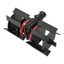 Red‑Black 9‑Tooth Iron Weeding‑Wheel Attachment, Spray‑Painted Universal‑Connector Cultivating‑Unit For Garden Orchard Vegetable‑Plot Sandy‑Soil Tasks - B - View 6
