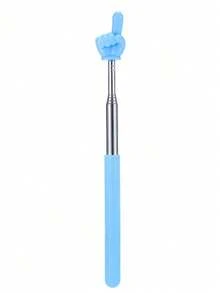 1pc Retractable Pointer Finger Reading Stick, Telescopic Finger Pointer Teaching Tool, Teacher's Pointer Pen For Reading, Blackboard, Piano, Home Use - Blue - View 12