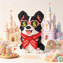 Cute Puppy Series Collection, 2000+ To 3500+ PCS, Halloween Gift, Creative Room Decor, Desktop Ornament, Halloween Gift, Birthday Gift, Christmas Gift, Graduation Gift, Best Friend Gift, Couple Gift, New Year Gift, Suitable For Everyone - Multi-color/ys1968/Money Dog - View 4