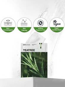 Mediheal Tea Tree Oil Acne Mask, Tea Tree Soothing & Balancing, Moisturizing & Non-Irritating, Suitable For Daily Use, K-Beauty, Korean Cosmetics, , Gift, 24ml*10/8.12fl.Oz - Tea Tree - View 6