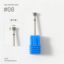 1PC Professional Diamond Milling Cutter Nail Drill Bits Set For Manicure Accessory Pedicure Eletric Machine Nail Bit Burr Tool - Silver - View 17