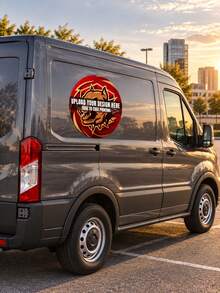 Custom Car Magnetic Signs, Personalized Logos For Your Car, Van, Truck, Used To Promote Your Commercial Vehicle, Professional Printing, Customizable Text And Logo - Multicolor - View 4