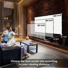 Projection Screen 60/72/84/100/120/150 Inch, 16:9 Ratio, Foldable Portable, Anti-Crease, Indoor And Outdoor Use, Double-Sided Projection Screen, Suitable For Home, Party, Office, Classroom And Other Places, Back To School Essential - View 8