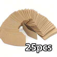 100pcs Coffee Cup Sleeves, Suitable For Hot Drinks, 25/50pcs Durable Corrugated Cardboard Cup Sleeves, Fit 12-24oz Cups, Beverage Insulation, Suitable For Both Hot And Cold Drinks - View 11