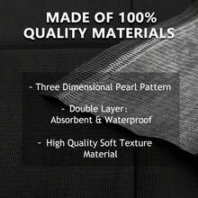 25 Pcs Black Disposable Waterproof Anti-Dirty Nail Art Table Mats, Composite Film Material, Tattoo Cleaning Tools, Tablecloth Pads, Nail Art Table Mats - Black - View 6