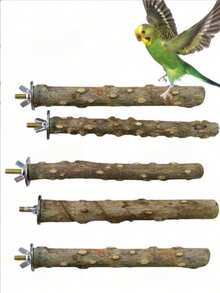 Parrot Perch Set, Multi-Shape Cage Perches, Suitable For Small And Medium Birds, Easy To Install Bird Cage Accessories - View 4