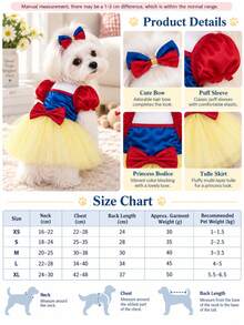 1. Kostum Anjing Balet Putri Lucu untuk Hewan Peliharaan, Kostum Anjing Satin Warna Blok dengan Hiasan Pita dan Bando yang Serasi, Cocok untuk Pemotretan, Koleksi Terbaru untuk Liburan - MultiWarna - View 8