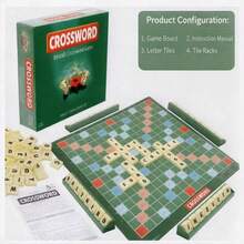 1pc English Word Spelling Desktop Board Game Creative 4-Player Mini English Letter Game Toy - Multiplayer Party Prop - Family Activity Toy - Perfect Birthday Gift For Friends - Perfect Gift - Holiday Gift - Gift - Multicolor - View 1