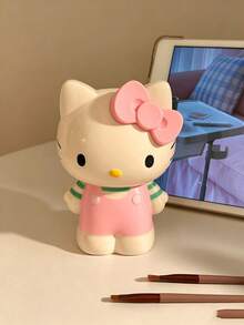 1pc Sanrio Hello Kitty 3D Desktop Pen Holder, Cute Bowknot Decor Desktop Storage Box, Multi-Functional Plastic Storage Rack, Suitable For Makeup Brushes, Pens, Stationery, Small Beauty Products, Vanity, Dorm, Office, Home Decor, Gift For Adults - View 2