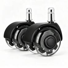 Premium 2-Inch (11*22mm) Office Chair Casters, 2200 Lbs Load Capacity - Heavy Duty, Smooth Rolling, Suitable For All Floors, Quiet And Durable, Ideal Replacement Casters For Home And Office Chairs. - Universal - View 9