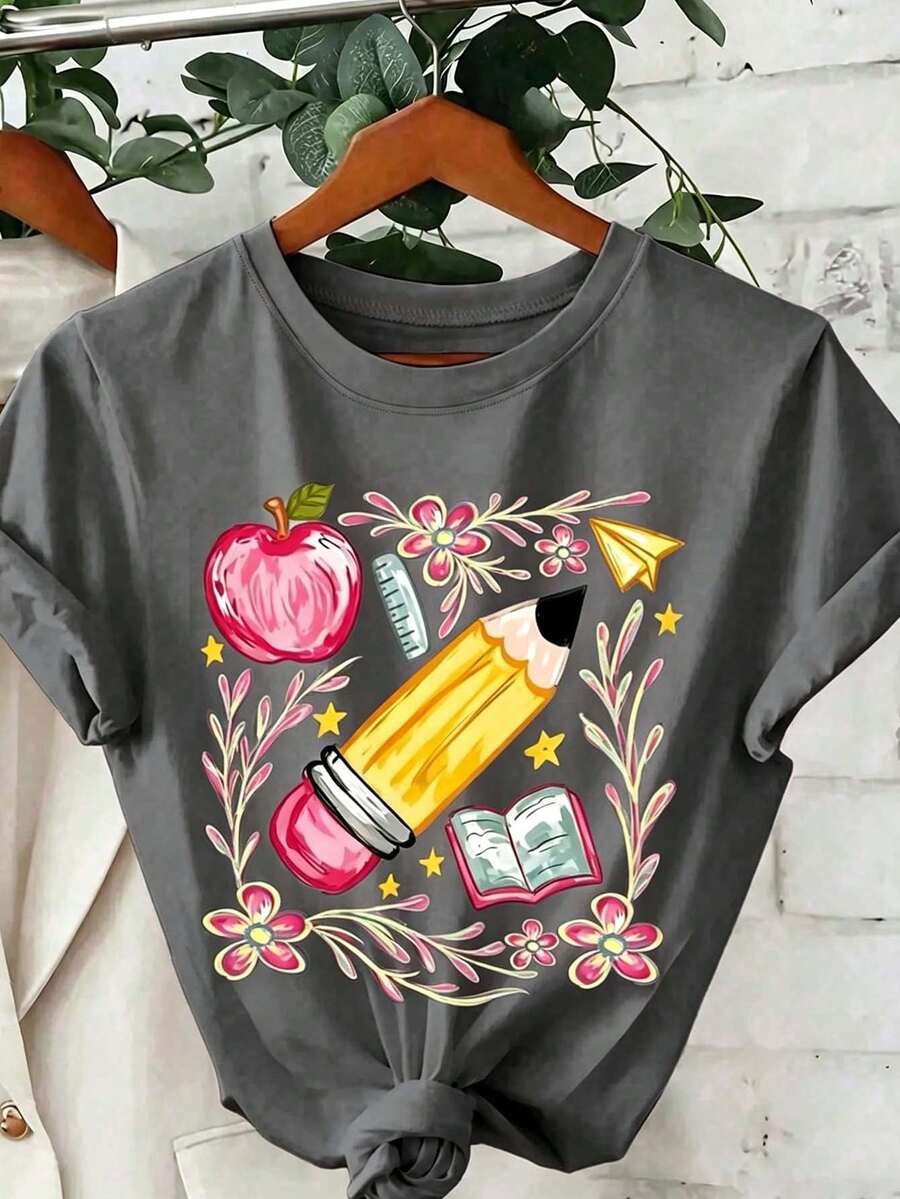 Women T-Shirts - Dark Grey - View 1