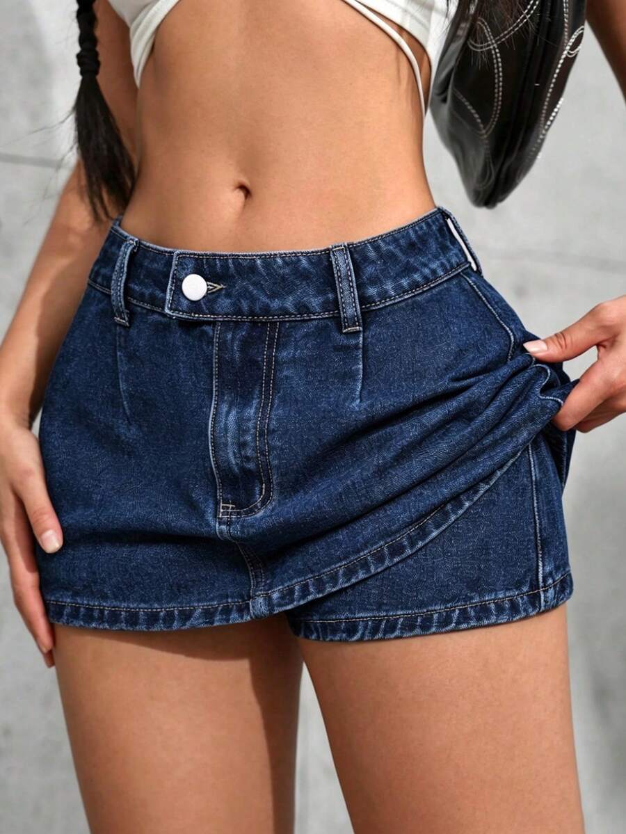Women Denim Shorts - 2074 - View 1