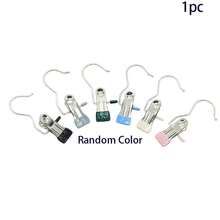 Space-Saving Hanging Clothes Clips, Multi-Functional Clamps Hooks, Suitable For Towels, Socks, Underwear, Home Drying Supplies - A - View 12