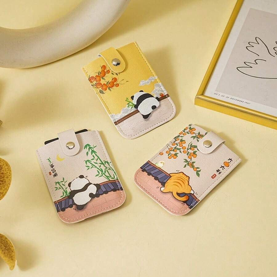 New Upgraded Pull-Out Multi-Slot Large Capacity Wallet, Compact Ultra-Thin Portable Design - Multicolor - View 1