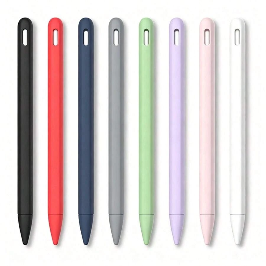 Soft Silicone Pen Tip Cover Compatible With Huawei M-Pencil, Anti-Loss Tablet Stylus Protective Sleeve - Multicolor - View 1