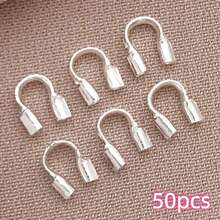 50pcs 18K Gold Plated Brass Metal Wire Protectors U-Shaped Wire Guards, For Jewelry Making, Earrings, Bracelets, Necklaces DIY Handmade Accessories - Multicolor - View 19
