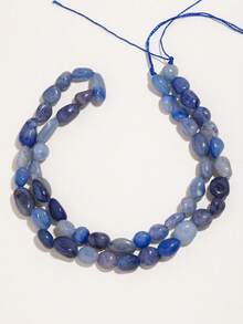 1 Strand 6*8MM Irregular Natural Stone Beads Aventurine Tourmaline Agates Crystal Beads For DIY Jewelry Making - Multicolor - View 13