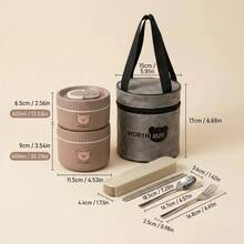 Hộp cơm Bento cho người lớn, hộp đựng cơm bằng thép không gỉ 304, hộp đựng cơm dùng được trong lò vi sóng, hộp chuẩn bị bữa ăn hình tròn có nắp, hộp cơm giữ nhiệt cho người lớn, hộp Bento kèm túi đựng cơm, hộp đựng thực phẩm cách nhiệt di động, hộp đựng thực phẩm du lịch cho học sinh - Nhiều màu - Xem 23