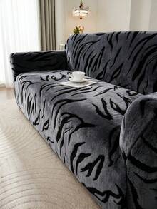 1 Buah Sarung Sofa Katun Lembut Kationik Anti Debu dan Anti Hewan Peliharaan, Jacquard Mewah Timbul dengan Pola Daun Besar Minimalis, Nuansa Warna yang Kaya, Tebal, Gaya Musim Gugur/Musim Dingin untuk Sofa 1/2/3/4 Dudukan - MultiWarna - View 2