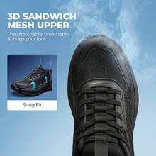 Women's Non-Slip Work Shoes Restaurant Kitchen ,Slip On Design,Breathable Upper;Ideal For Nursing, Food Service, And Long Shifts - Black - View 7