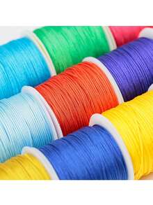 4500cm/1775inch No. 72 0.8mm Braided Thread Dragon Knot Chinese Knot DIY Jewelry Pendant Hand Rope Braided Rope Jewelry Thread - 45m/1771in - View 5