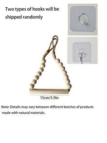 1/2pc No-Drill Wall-Mounted Rope Woven Toilet Paper Holder, Kitchen Wall-Mounted Paper Towel Rack With Hook, Modern Home Fashion Bathroom Accessory, Woven Toilet Paper Holder, Bohemian Style Rope Art, Hanging Paper Towel Holder - Multicolor - View 10