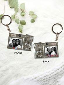 Custom Picture Keychain,Personalized Digital Camera Keychain,Customized Couples Keychain, Birthday Gift, Anniversary Gift, Couples Gift, Holiday Gift - Multicolor - View 7