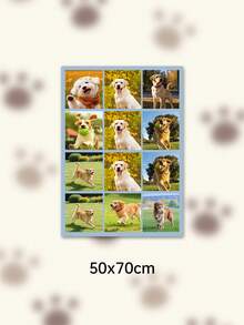 Custom Photo Text Throw Blanket, Personalized Picture Collage Fleece Blanket, Customized Pet Memory Photo Blanket For Sofa Bed Home Decor Gift - Multicolor - View 43