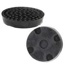 Universal Floor Jack Lift Point Saddle With Rubber Pad Adapter Pinch Weld 4 Tons - Black - View 4