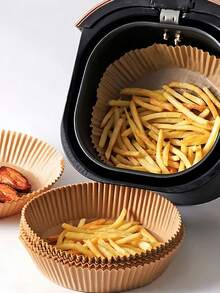 Disposable Air Fryer Paper Non-Stick Baking Paper Air Fryer Parchment Paper Liners Oilproof And Waterproof Suitable For Microwave Oven And Outdoor Kitchen Compatible With Most Air Fryers For Easy Cooking - Multicolor - View 9
