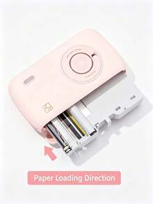 HPRT CP2100 Portable Photo Printer Paper - 3-Inch Photos, Integrated Ribbon Cartridge, Easy To Replace - View 3
