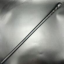 1pc Halloween Cosplay Scepter Prop Egyptian Pharaoh Snake Head Staff Performance King Scepter Magician Cane - Black + Gold - View 8