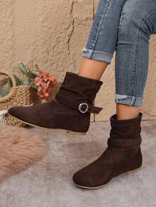Women's New Ankle Boots Beach Party Vacation Bohemian - Brown - View 3