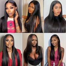 Straight Bundles Human Hair 12 14 16 Inch Human Hair Bundles 100% Human Hair Straight Weave Bundle Human Hair Bundles Real Natural Hair Extensions - Natural Black - View 11