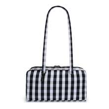 Nylon Bowling Bag, Tote Bag With Top Handle And Key Lanyard, Minimalist Casual Large Capacity Commuter Work Bag, Fashion Polka Dot Shoulder Handbag, Suitable For Daily Wear - Multicolor - View 24