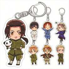 Anime Acrylic Keychain Funny Axis Country Animation Related Products Gift Keyring Bag Pendant Souvenir Creative Charm Accessory - Multicolor - View 1