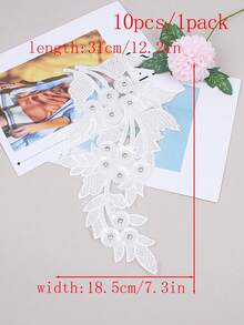 20片/包，新款3D电脑刺绣水晶水钻贴片，适用于服装装饰、修补、DIY婚纱配饰、缝纫刺绣工艺 - A - 查看 77