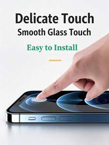 3pcs High Definition Tempered Glass Screen Protector, 9H Hardness Anti-Scratch Anti-Fingerprint Bubble-Free Easy Installation Film, Compatible With IPhone 8/8P/X/XS/XR/XS Max/11/11 Pro/11 Pro Max/12/12 Pro/12 Pro Max/12 Mini/13/13 Pro/13 Pro Max/13 Mini/14/14 Pro/14 Pro Max/14 Plus/15/15 Pro/15 Pro Max/15 Plus/16/16 Pro/16 Pro Max/16 Plus/17/17e/17 Pro/17 Pro Max/18 Pro/18 Pro Max, Phone Screen Protector Accessory - Clear - View 3
