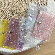 1pc Glitter PVC Card Holder, Dual Compartment Design, With Chain Strap, Portable, Suitable For Halloween, Christmas Outings, Store Cards, Coins And Other Small Items - Multicolor - View 5