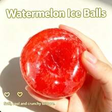 1PC Handmade Watermelon Slushie Squishy Toy, Pressable Pits, ASMR Sound Control Stress Relief Squeeze Ball, Bright Red, Birthday Gift For Siblings, Holiday Gift, Christmas Gift, Halloween Gift, Perfect Gift, Venting Toy, Best Gift, Squishy - Multicolor - View 4