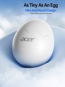 Earbud Bluetooth Nirkabel Acer OHR820, Desain In-Ear, Suara Surround 6D, Panggilan Jernih, Ukuran Ringkas, Pas Nyaman, Cocok untuk Tidur, Ringan, Kontrol Sentuh, Kompatibel dengan Sistem Ponsel IOS/Android - View 1