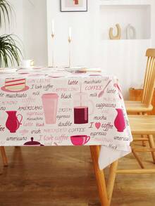 Rectangle PVC Tablecloth Waterproof Spill‑Proof Easy Clean Table Cover Decorative Table Protector For Dining Room Banquet Daily Use - Multicolor - View 2