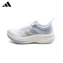Adidas Sepatu lari wanita model baru dengan bagian atas berbahan jala yang bernapas, ringan, dan menyerap guncangan. - Putih/Biru Muda - View 7