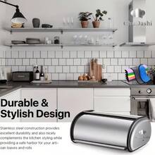 Stainless Steel Bread Box - View 3