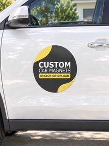 Custom Car Magnetic Signs, Personalized Vehicle Magnetic Decals With Logo And Text, Suitable For Cars, Trucks And Commercial Advertising - Multicolor - View 5